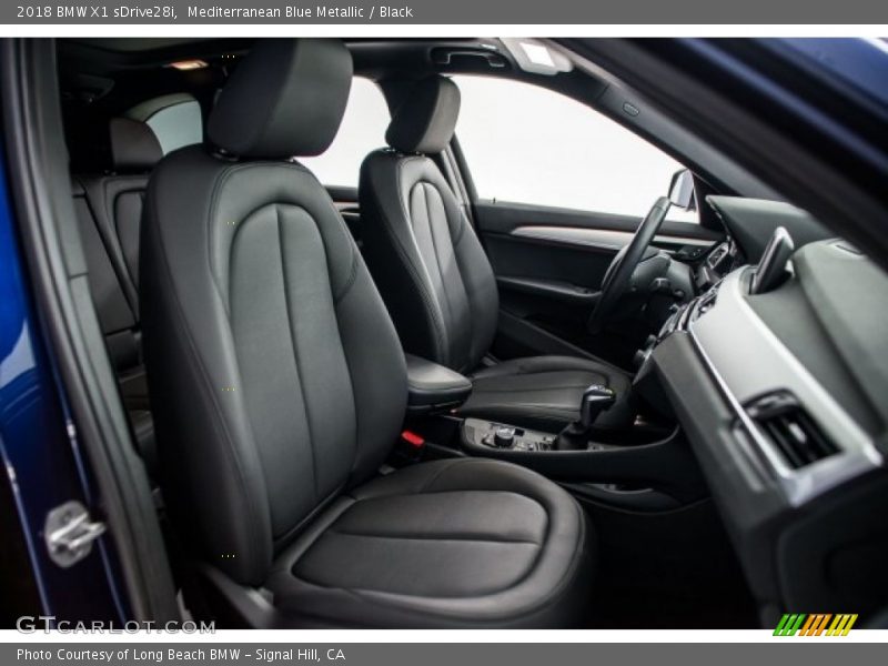 Mediterranean Blue Metallic / Black 2018 BMW X1 sDrive28i