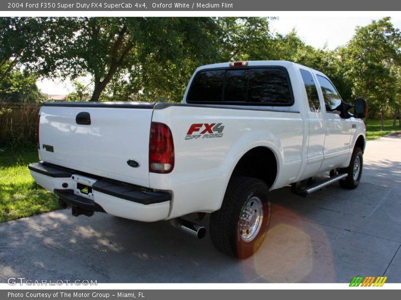 Oxford White / Medium Flint 2004 Ford F350 Super Duty FX4 SuperCab 4x4