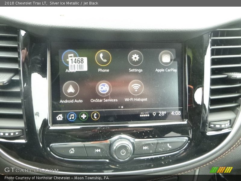 Silver Ice Metallic / Jet Black 2018 Chevrolet Trax LT