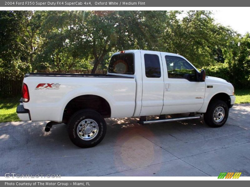 Oxford White / Medium Flint 2004 Ford F350 Super Duty FX4 SuperCab 4x4