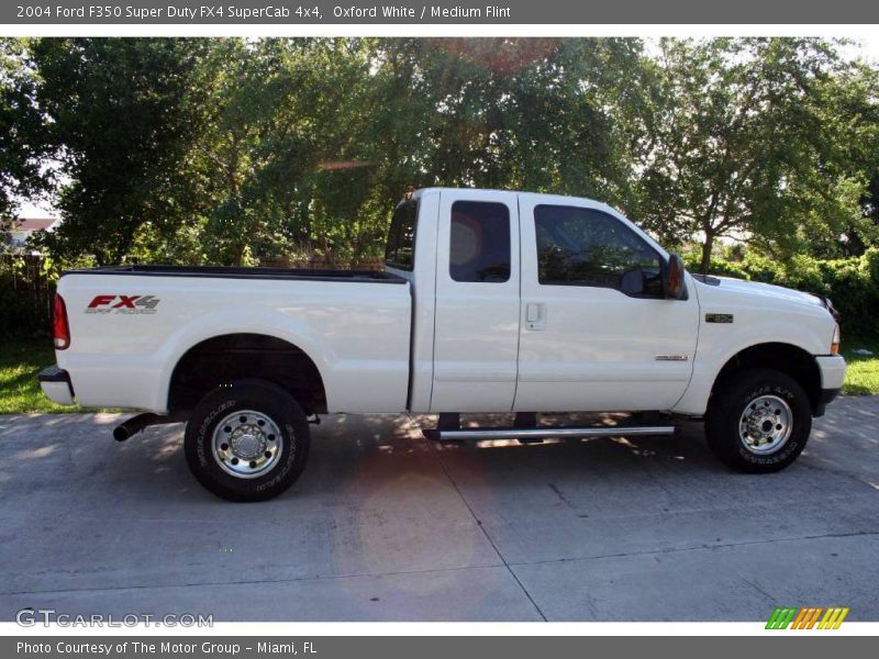 Oxford White / Medium Flint 2004 Ford F350 Super Duty FX4 SuperCab 4x4