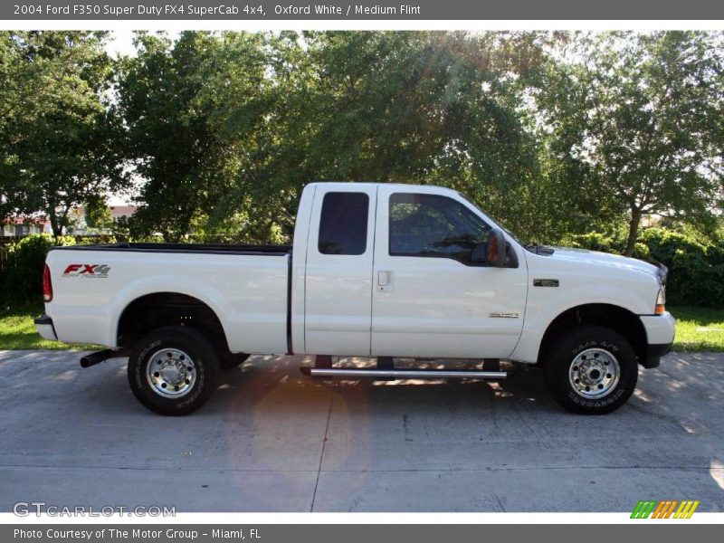 Oxford White / Medium Flint 2004 Ford F350 Super Duty FX4 SuperCab 4x4