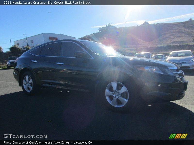 Crystal Black Pearl / Black 2012 Honda Accord Crosstour EX