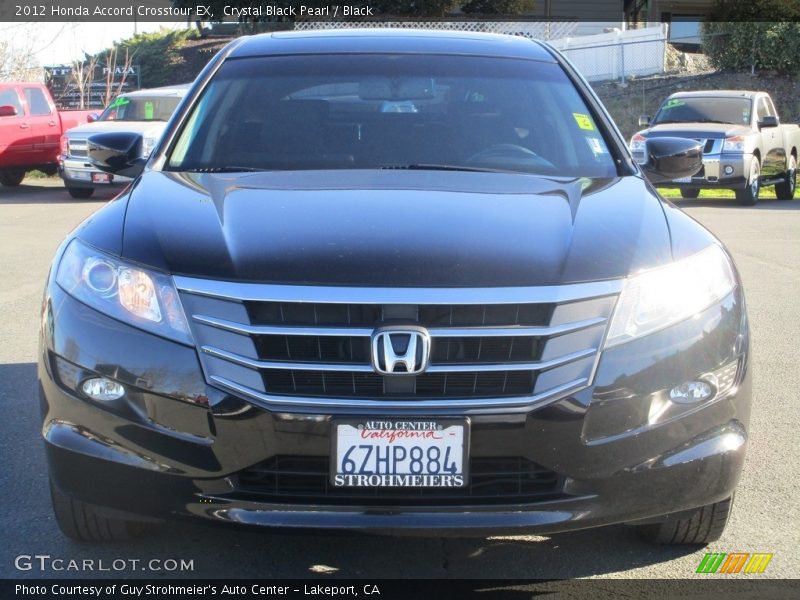 Crystal Black Pearl / Black 2012 Honda Accord Crosstour EX