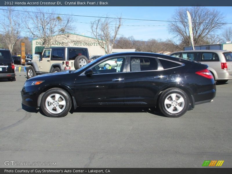 Crystal Black Pearl / Black 2012 Honda Accord Crosstour EX