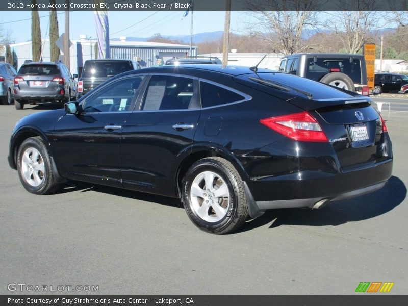 Crystal Black Pearl / Black 2012 Honda Accord Crosstour EX