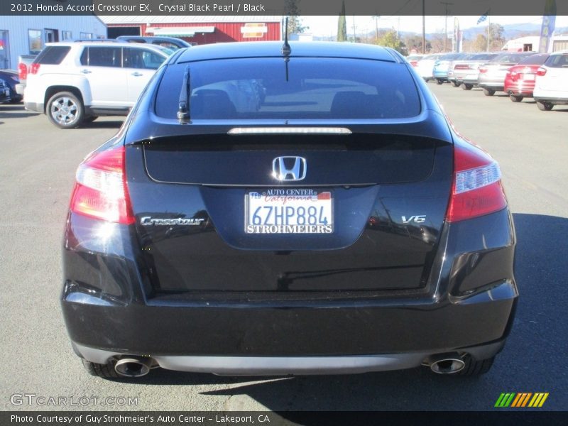 Crystal Black Pearl / Black 2012 Honda Accord Crosstour EX