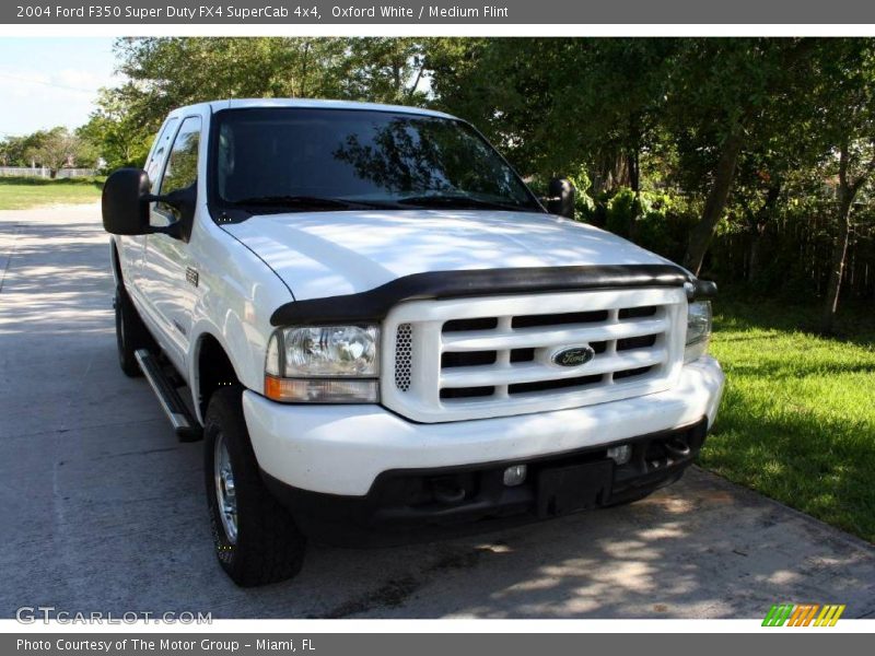 Oxford White / Medium Flint 2004 Ford F350 Super Duty FX4 SuperCab 4x4