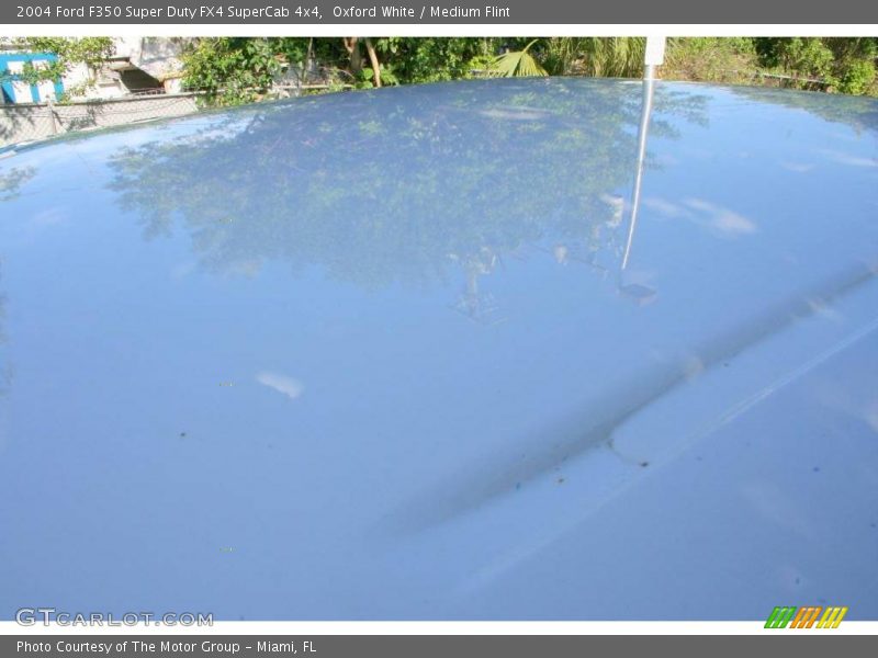Oxford White / Medium Flint 2004 Ford F350 Super Duty FX4 SuperCab 4x4