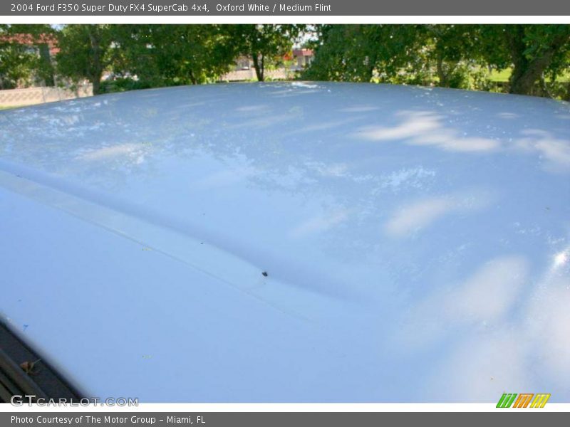 Oxford White / Medium Flint 2004 Ford F350 Super Duty FX4 SuperCab 4x4