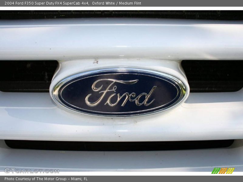 Oxford White / Medium Flint 2004 Ford F350 Super Duty FX4 SuperCab 4x4
