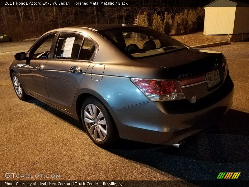 Polished Metal Metallic / Black 2011 Honda Accord EX-L V6 Sedan