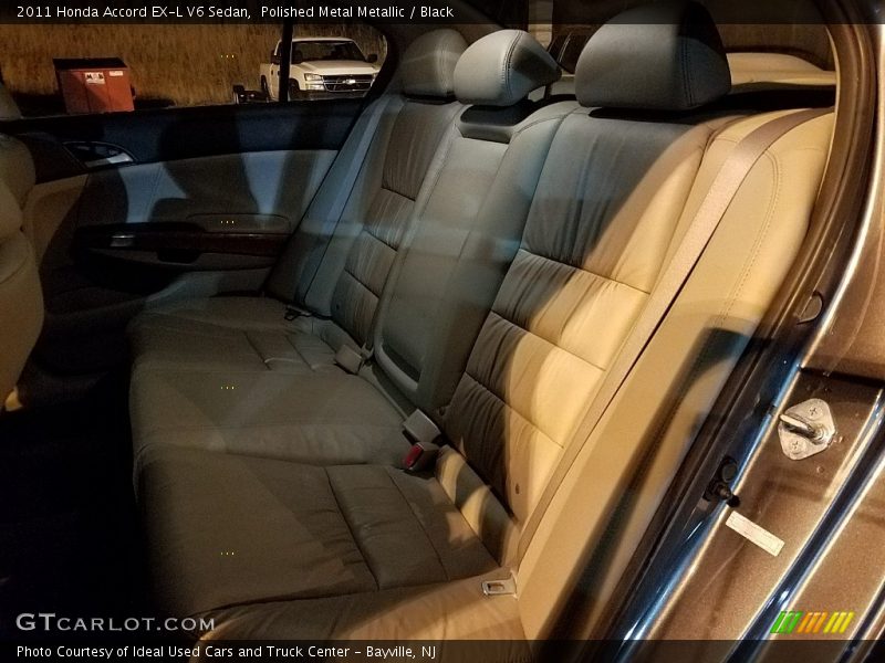 Polished Metal Metallic / Black 2011 Honda Accord EX-L V6 Sedan