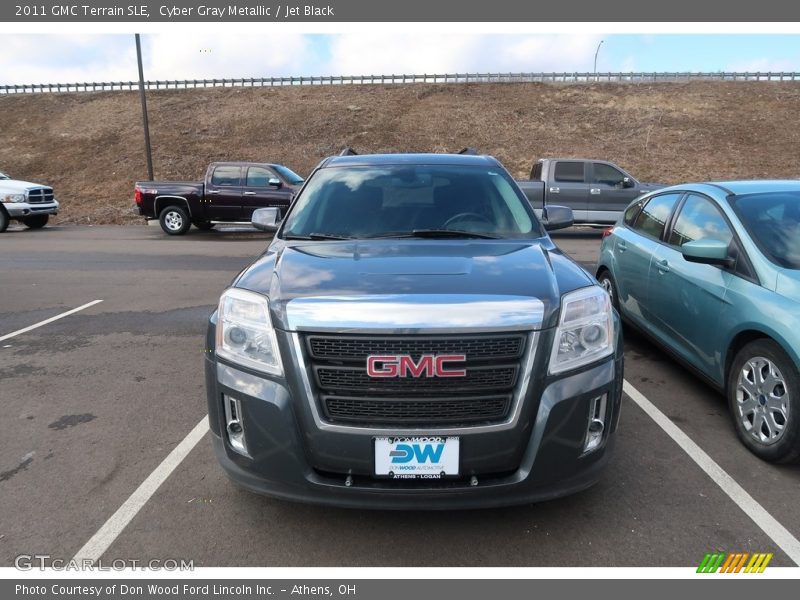Cyber Gray Metallic / Jet Black 2011 GMC Terrain SLE