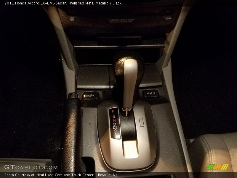 Polished Metal Metallic / Black 2011 Honda Accord EX-L V6 Sedan