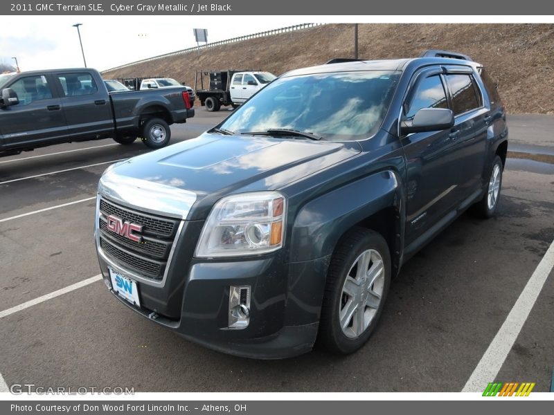 Cyber Gray Metallic / Jet Black 2011 GMC Terrain SLE