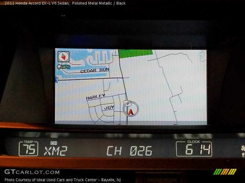 Polished Metal Metallic / Black 2011 Honda Accord EX-L V6 Sedan