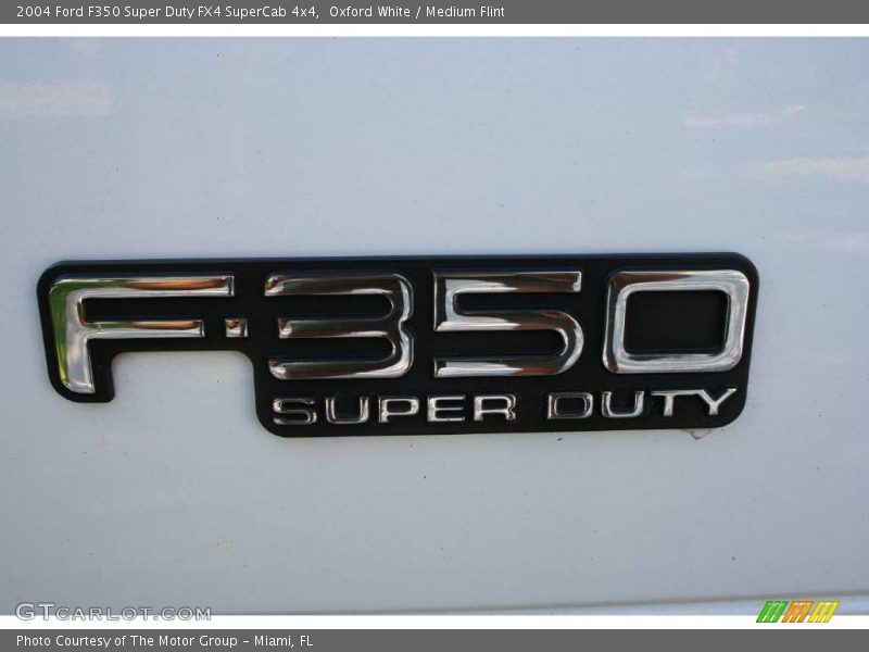 Oxford White / Medium Flint 2004 Ford F350 Super Duty FX4 SuperCab 4x4