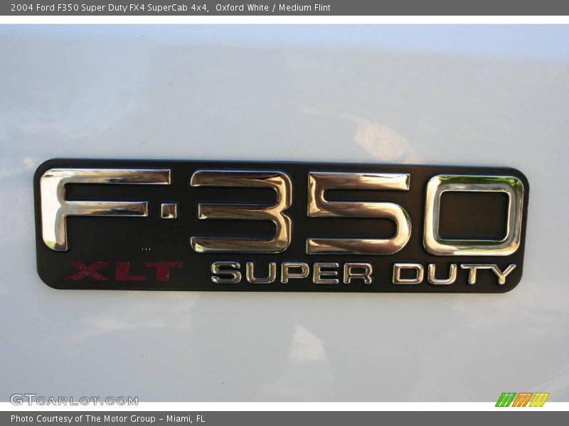 Oxford White / Medium Flint 2004 Ford F350 Super Duty FX4 SuperCab 4x4