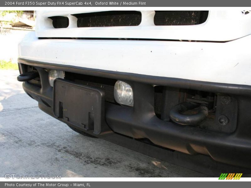 Oxford White / Medium Flint 2004 Ford F350 Super Duty FX4 SuperCab 4x4