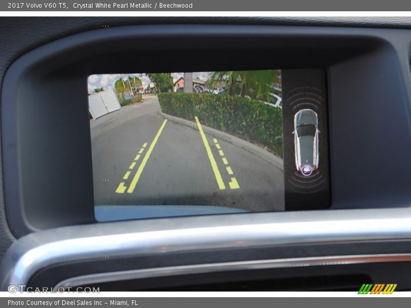Crystal White Pearl Metallic / Beechwood 2017 Volvo V60 T5