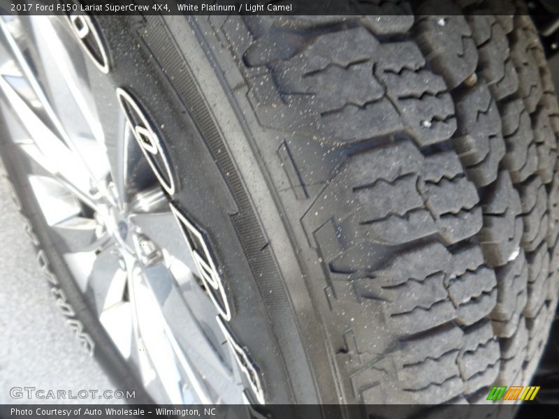 White Platinum / Light Camel 2017 Ford F150 Lariat SuperCrew 4X4