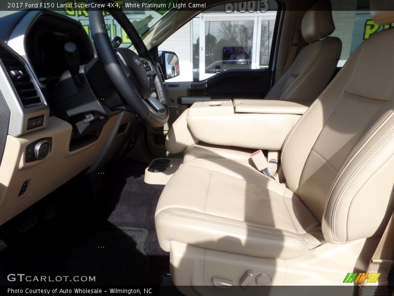 White Platinum / Light Camel 2017 Ford F150 Lariat SuperCrew 4X4
