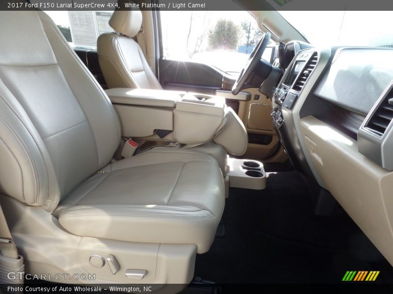 White Platinum / Light Camel 2017 Ford F150 Lariat SuperCrew 4X4