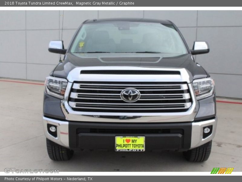 Magnetic Gray Metallic / Graphite 2018 Toyota Tundra Limited CrewMax