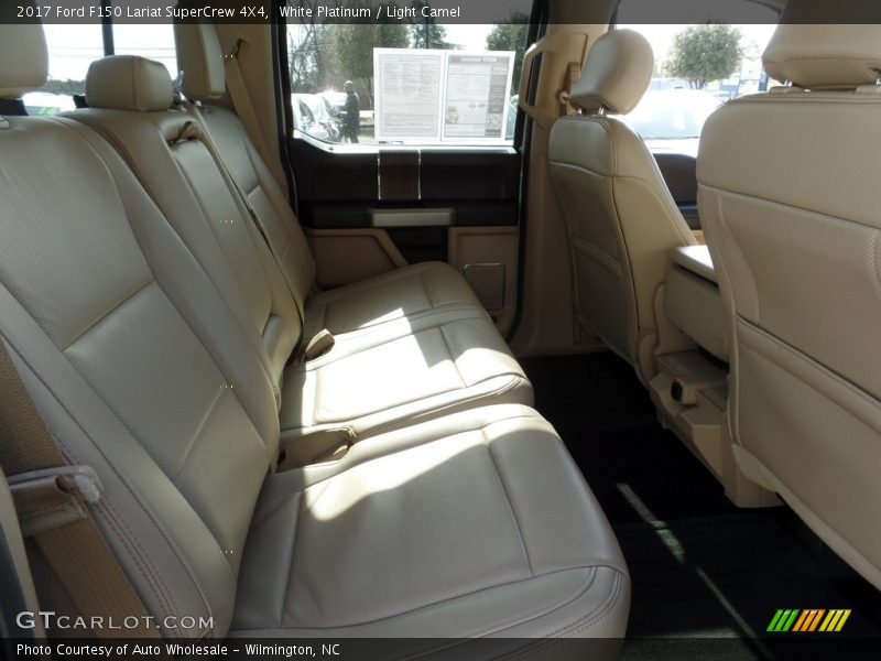 White Platinum / Light Camel 2017 Ford F150 Lariat SuperCrew 4X4