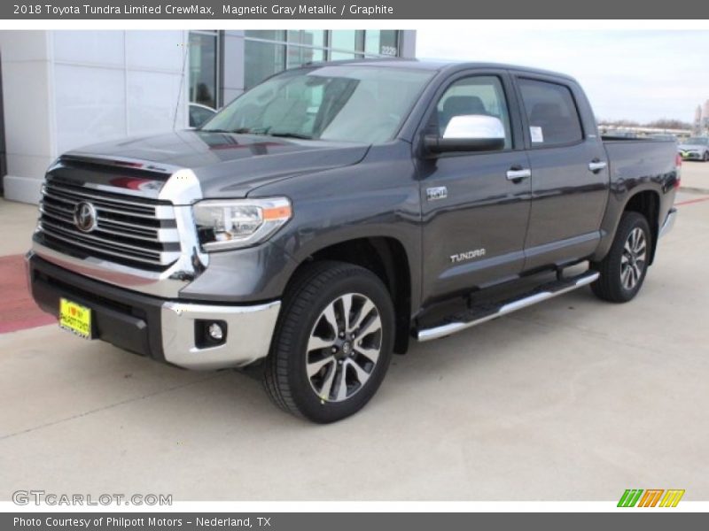 Magnetic Gray Metallic / Graphite 2018 Toyota Tundra Limited CrewMax