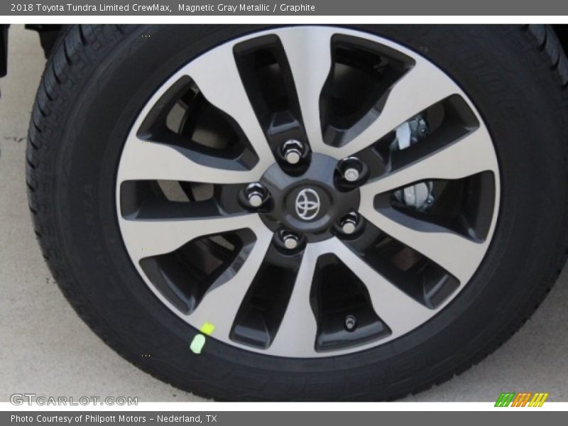 Magnetic Gray Metallic / Graphite 2018 Toyota Tundra Limited CrewMax