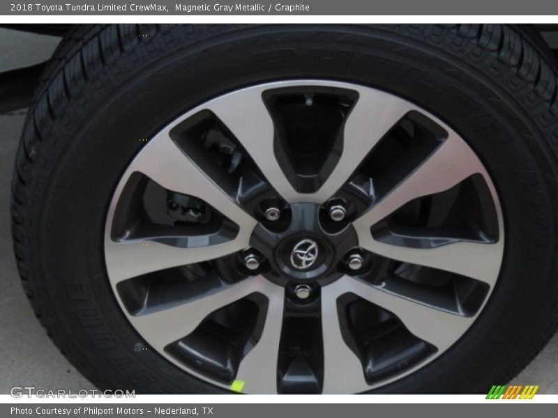 Magnetic Gray Metallic / Graphite 2018 Toyota Tundra Limited CrewMax