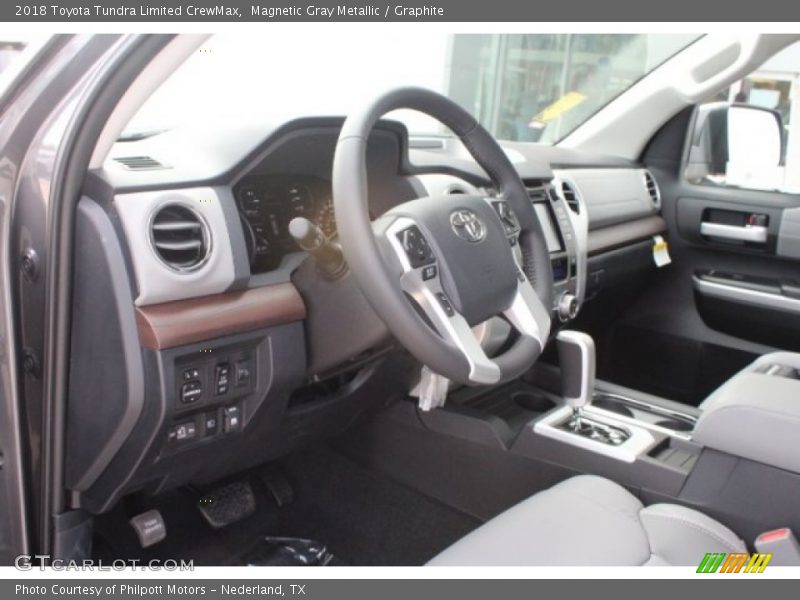 Magnetic Gray Metallic / Graphite 2018 Toyota Tundra Limited CrewMax