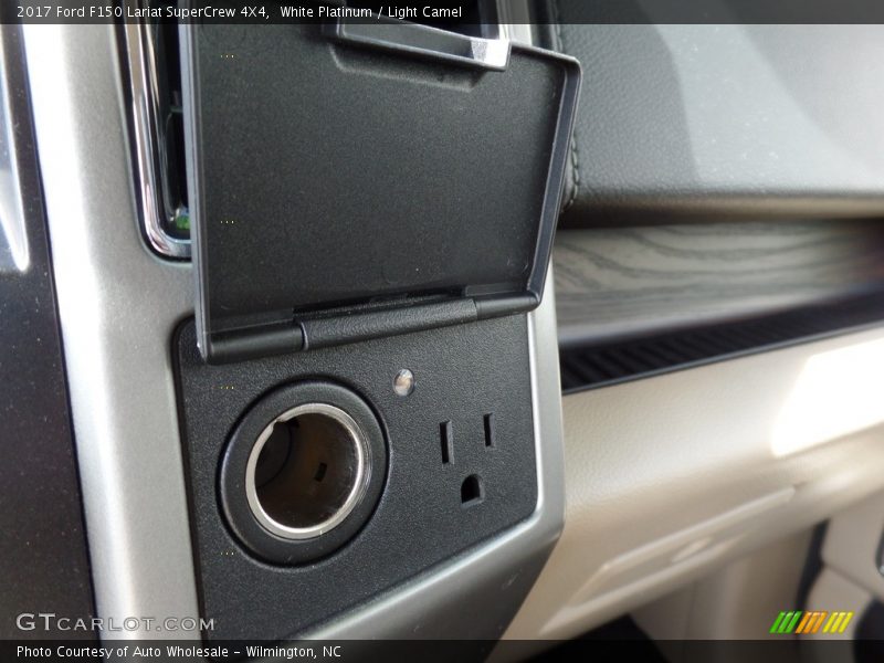 White Platinum / Light Camel 2017 Ford F150 Lariat SuperCrew 4X4