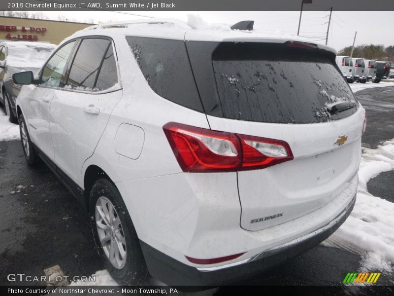Summit White / Jet Black 2018 Chevrolet Equinox LT AWD