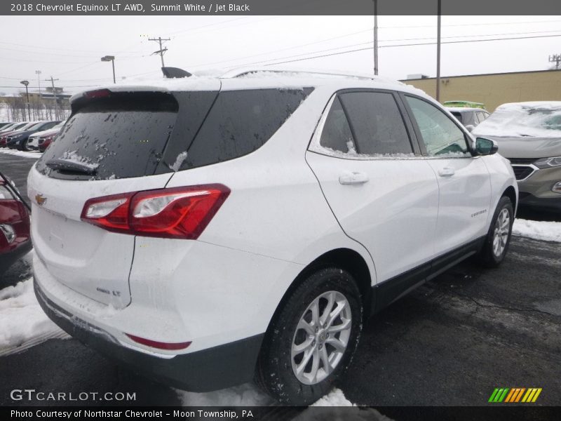 Summit White / Jet Black 2018 Chevrolet Equinox LT AWD