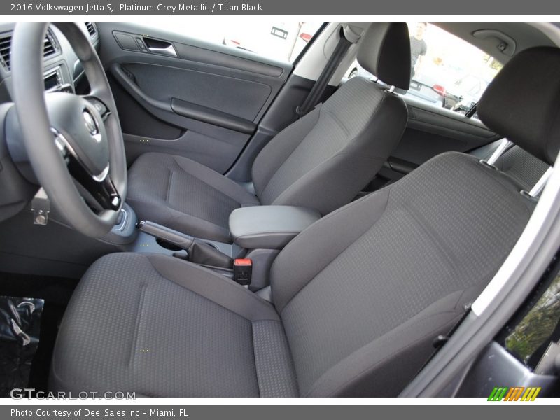 Platinum Grey Metallic / Titan Black 2016 Volkswagen Jetta S