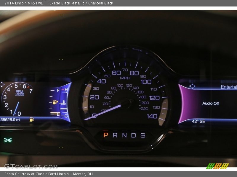 Tuxedo Black Metallic / Charcoal Black 2014 Lincoln MKS FWD