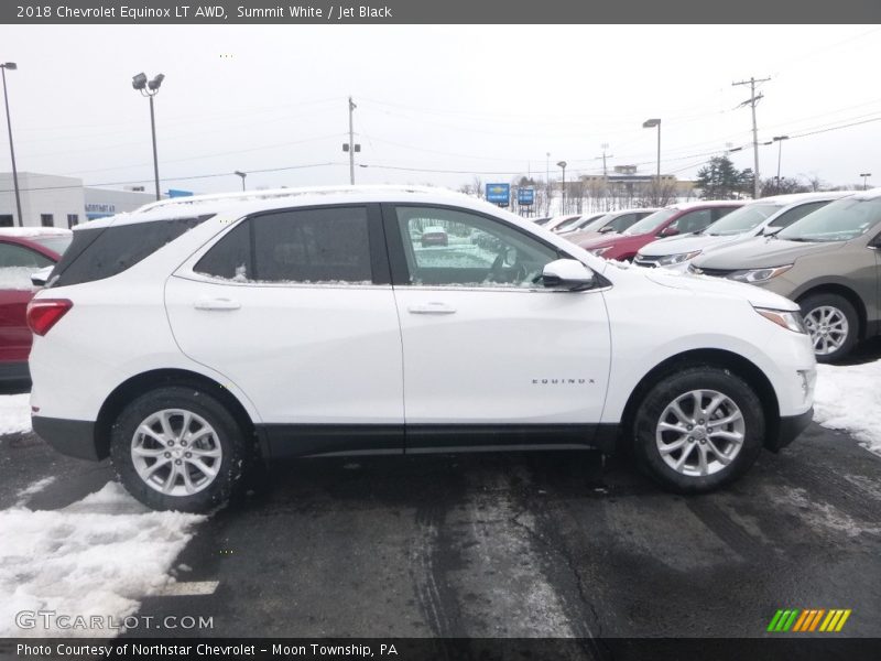 Summit White / Jet Black 2018 Chevrolet Equinox LT AWD