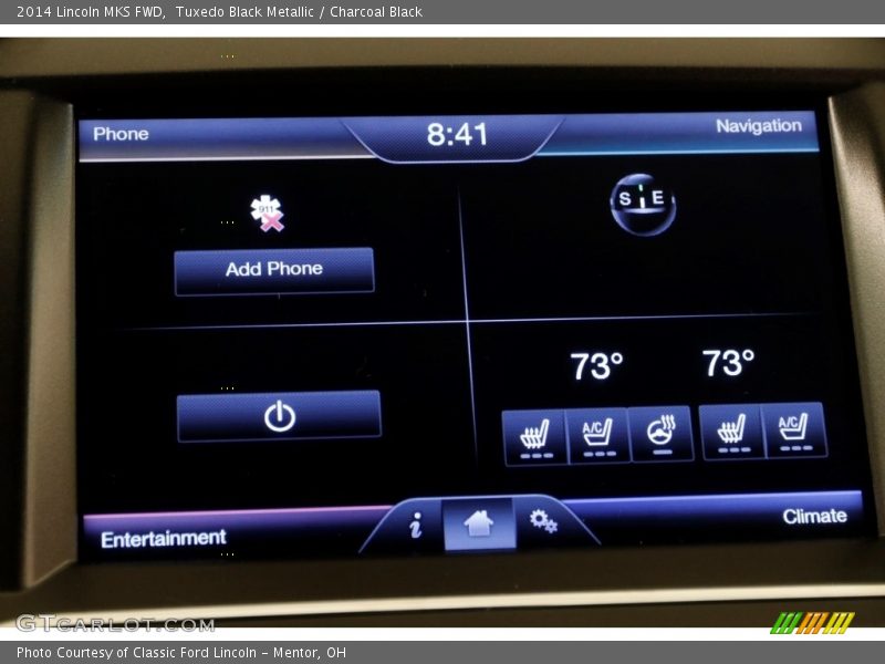 Tuxedo Black Metallic / Charcoal Black 2014 Lincoln MKS FWD