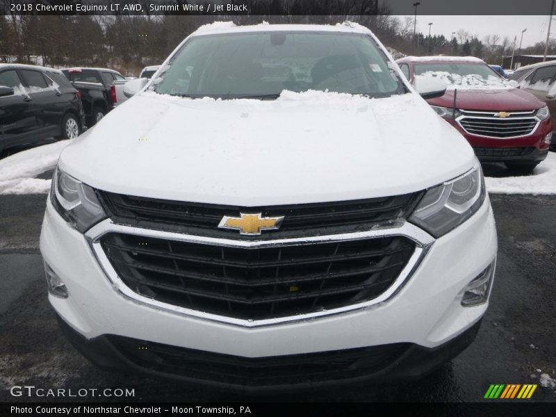 Summit White / Jet Black 2018 Chevrolet Equinox LT AWD