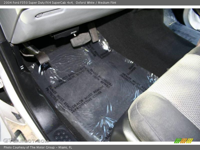 Oxford White / Medium Flint 2004 Ford F350 Super Duty FX4 SuperCab 4x4