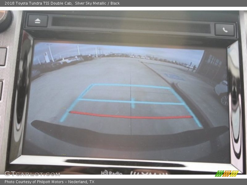 Silver Sky Metallic / Black 2018 Toyota Tundra TSS Double Cab