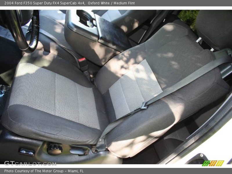 Oxford White / Medium Flint 2004 Ford F350 Super Duty FX4 SuperCab 4x4