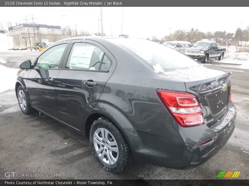 Nightfall Gray Metallic / Jet Black 2018 Chevrolet Sonic LS Sedan