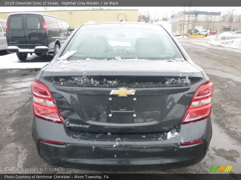 Nightfall Gray Metallic / Jet Black 2018 Chevrolet Sonic LS Sedan