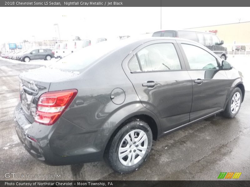 Nightfall Gray Metallic / Jet Black 2018 Chevrolet Sonic LS Sedan