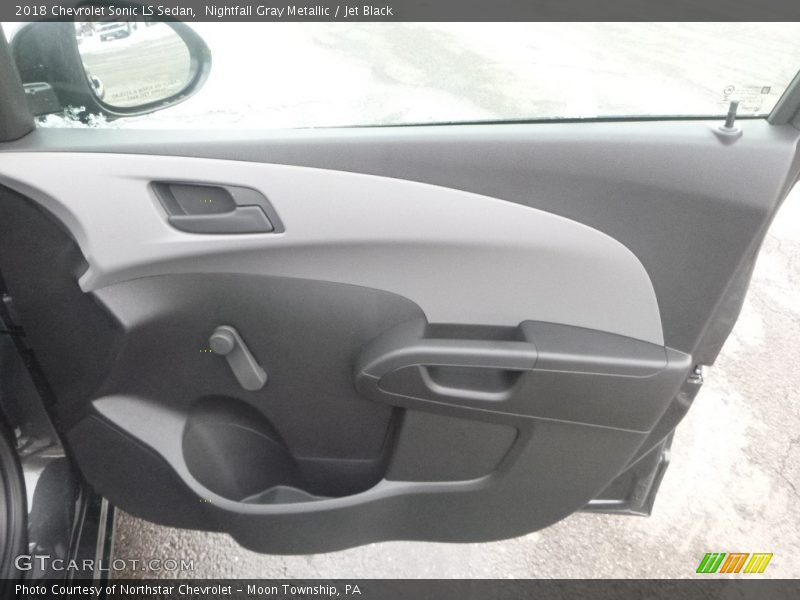 Nightfall Gray Metallic / Jet Black 2018 Chevrolet Sonic LS Sedan