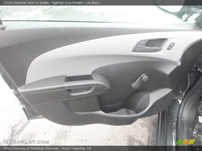 Nightfall Gray Metallic / Jet Black 2018 Chevrolet Sonic LS Sedan